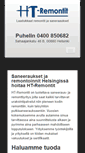Mobile Screenshot of ht-remontit.fi